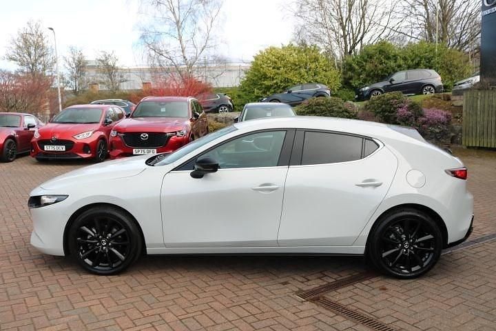 Used Mazda 3 Homura-Line 140 HP (102 kW) 2025 White Hatchback