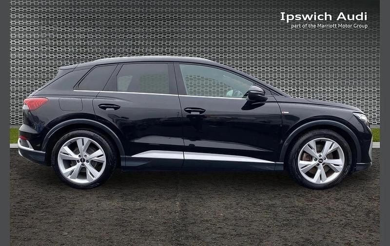 Used Audi Q4 e-tron S-Line 150 kW (204 HP) 2021 Black SUV