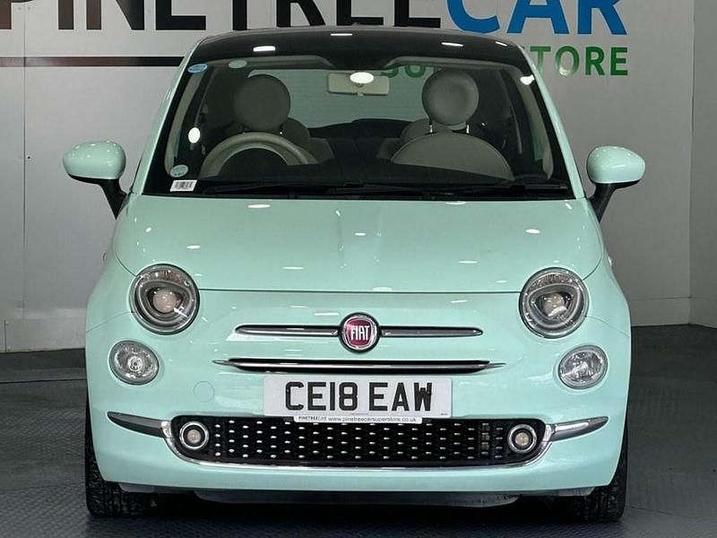 Used Fiat 500 Lounge 69 HP (50 kW) 2018 Green Hatchback