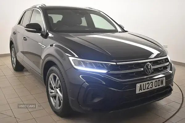 Used VW T-Roc R-line 150 HP (110 kW) 2023 Black SUV