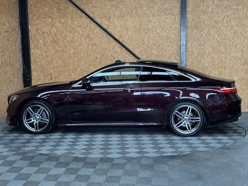 Used Mercedes E220 AMG line 194 HP (142 kW) 2018 Red Coupe