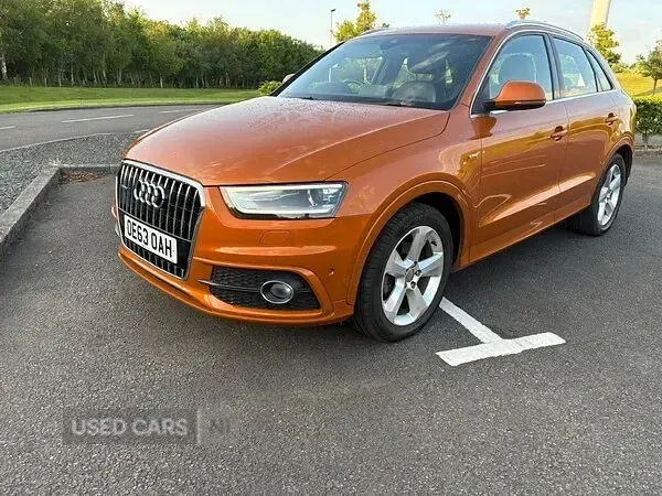 Used Audi Q3 S-Line 177 HP (130 kW) 2014 Orange SUV
