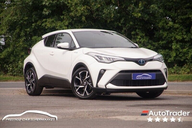 White Used 2021 Toyota C-HR Design SUV | £14,399 (Fair price) - Image 1/4