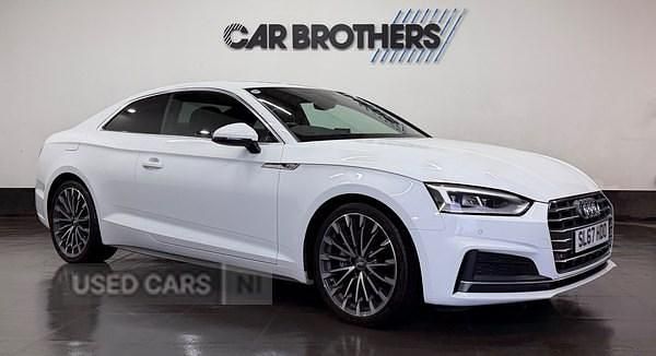 Used Audi A5 S-Line 190 HP (139 kW) 2017 White Coupe