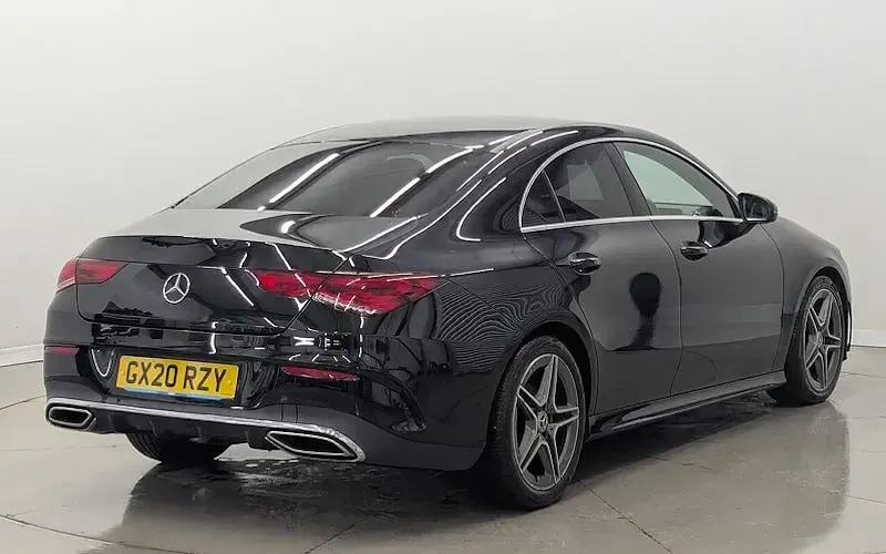 Used Mercedes CLA180 AMG line 136 HP (100 kW) 2020 Black Coupe