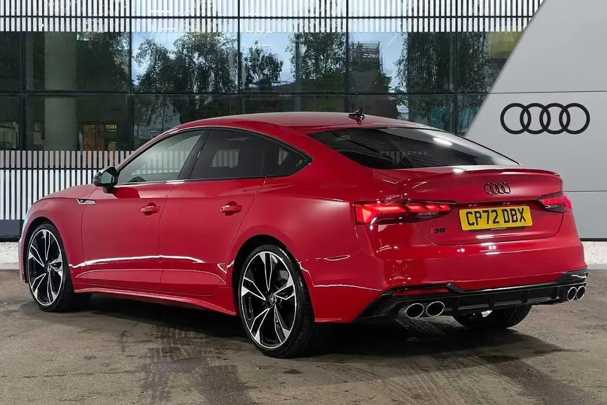 Used Audi S5 Black Edition 341 HP (250 kW) 2022 Red Coupe