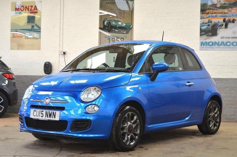 Used Fiat 500 S 2015 Blue Hatchback