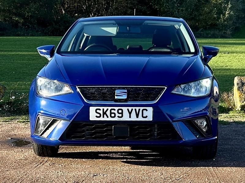 Used Seat Ibiza SE 95 HP (69 kW) 2019 Blue Hatchback