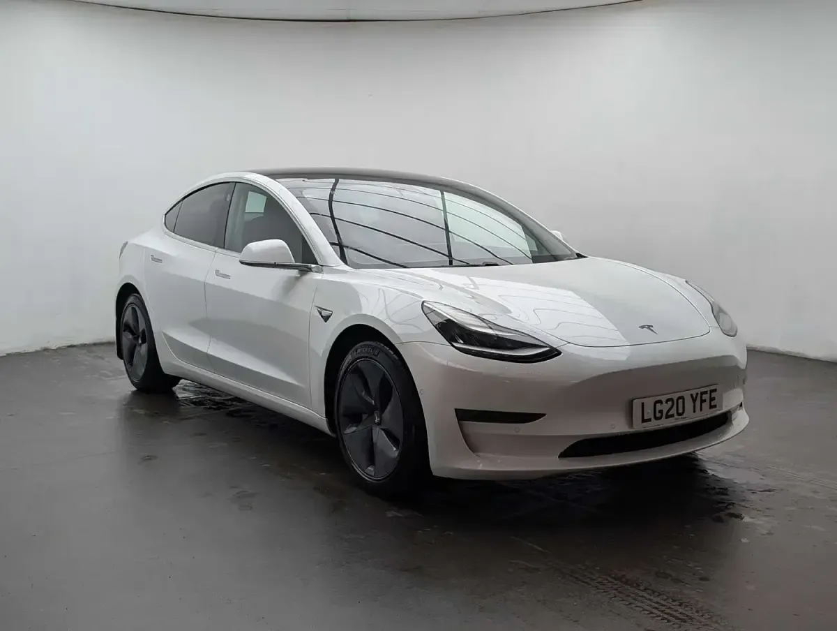 Used Tesla Model 3 Long Range AWD 366 kW (498 HP) 2020 White Sedan