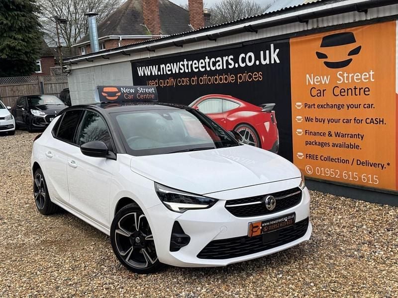 Used Vauxhall Corsa SRi 100 HP (73 kW) 2021 White Hatchback
