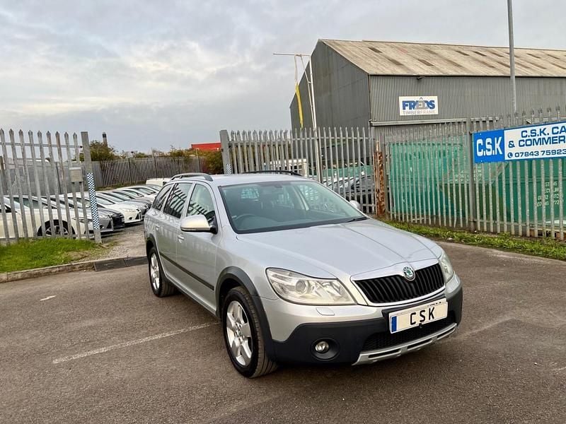Silver Used 2013 Skoda Octavia Scout 4x4 Estate | £3,995 (Fair price) - Image 1/4