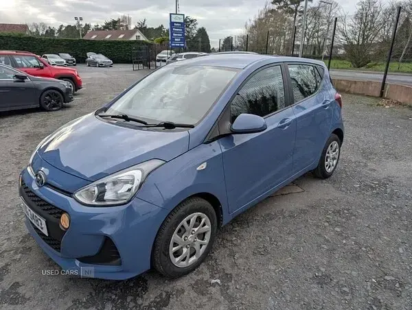 Usado Hyundai i10 SE 66 HP (48 kW) 2018 Azul Citadino