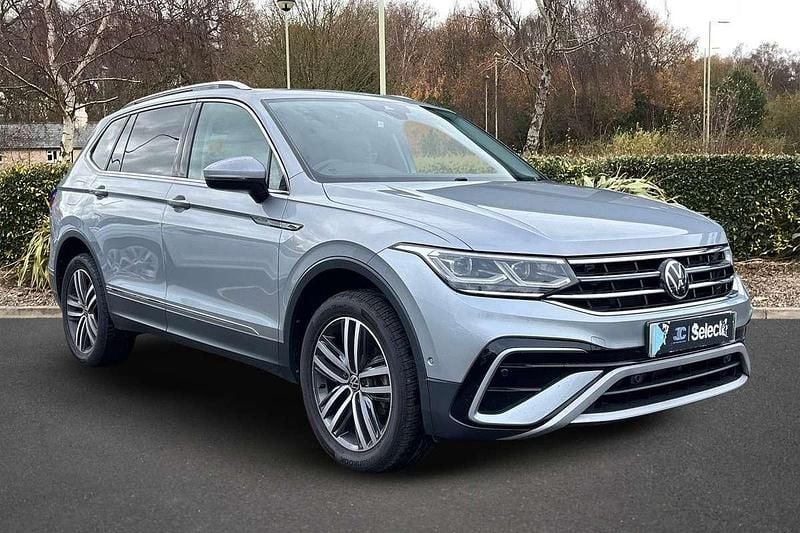 Silver Used 2021 VW Tiguan Allspace Elegance SUV | £26,500 (Fair price) - Image 1/4