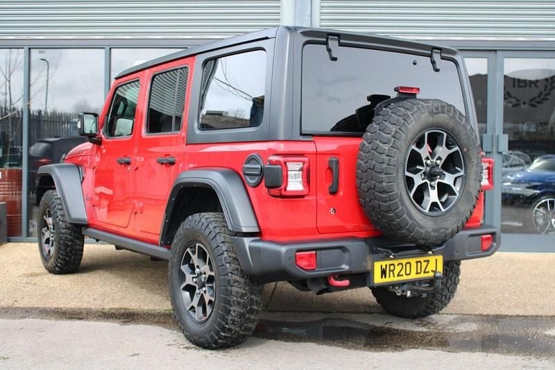 Used Jeep Wrangler Rubicon 200 HP (147 kW) 2020 Red SUV