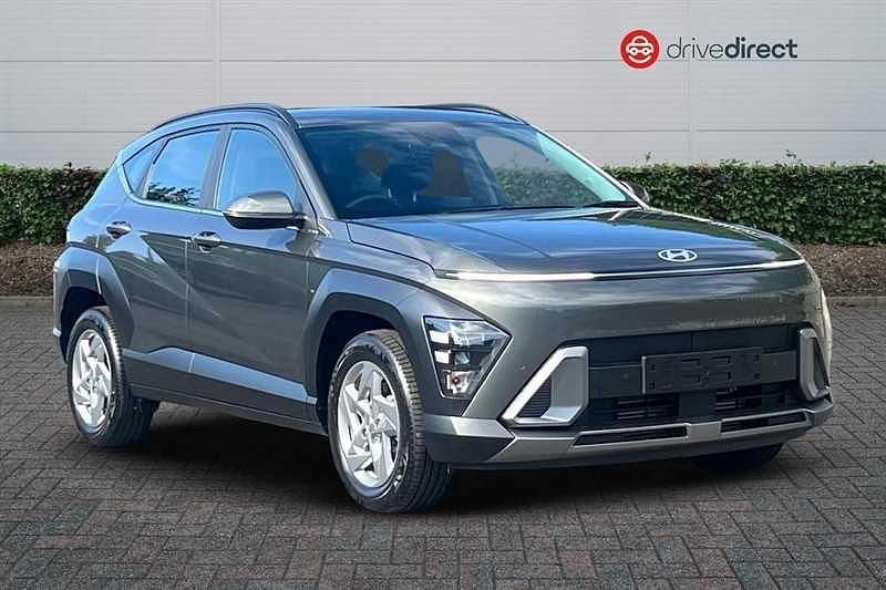 Metallic amazon grey New 2025 Hyundai Kona Advanced SUV | £25,000 (Super price) - Image 1/4