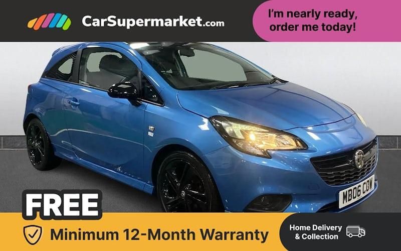 Used Vauxhall Corsa Edition 75 HP (55 kW) 2017 Blue Hatchback