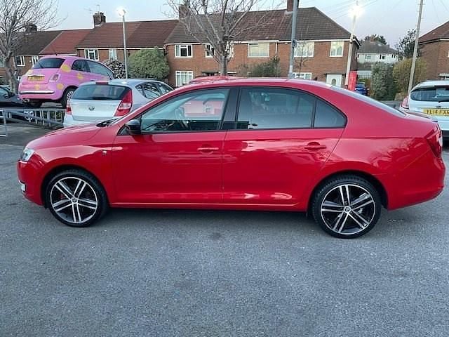 Used Skoda Rapid Sport 2014 Red Hatchback