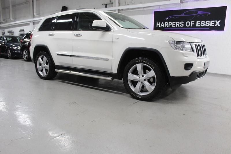 White Used 2012 Jeep Grand Cherokee Overland SUV | £8,995 - Image 1/4