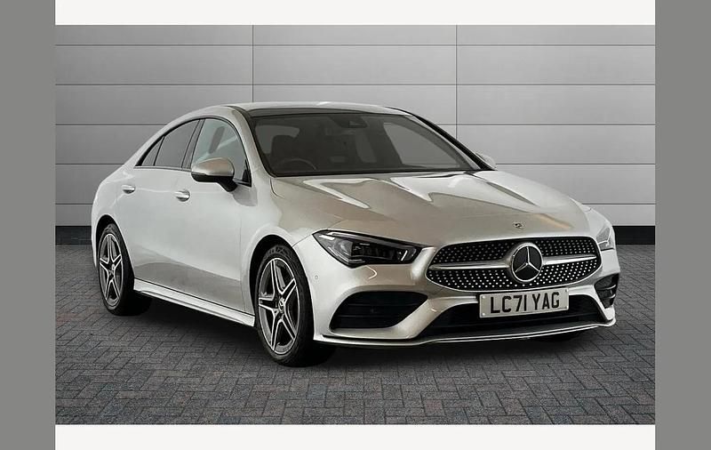 Silver Used 2021 Mercedes 220 AMG Line Premium Plus Coupe | £25,490 (Fair price) - Image 1/3