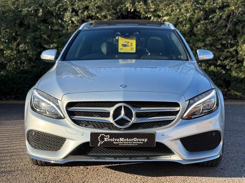 Used Mercedes C250 AMG Line Premium Plus 2014 Silver Estate
