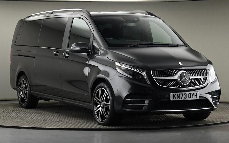 Grey Used 2023 Mercedes V300 AMG line MPV | £55,700 (Fair price) - Image 1/4