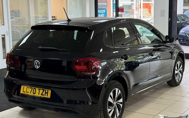 Used VW Polo Match 80 HP (58 kW) 2020 Black Hatchback