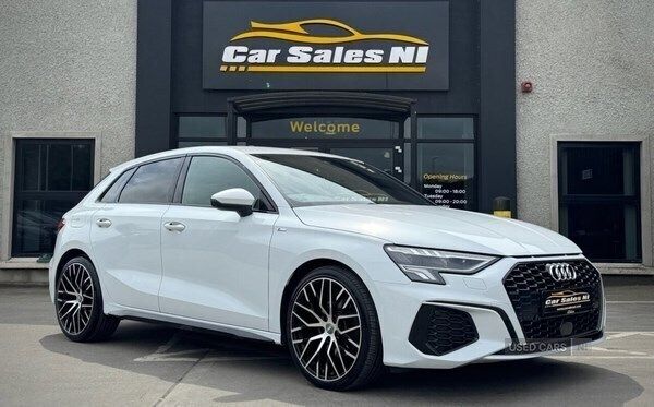White Used 2020 Audi A3 S-Line Hatchback | £19,900 (Expensive) - Image 1/4