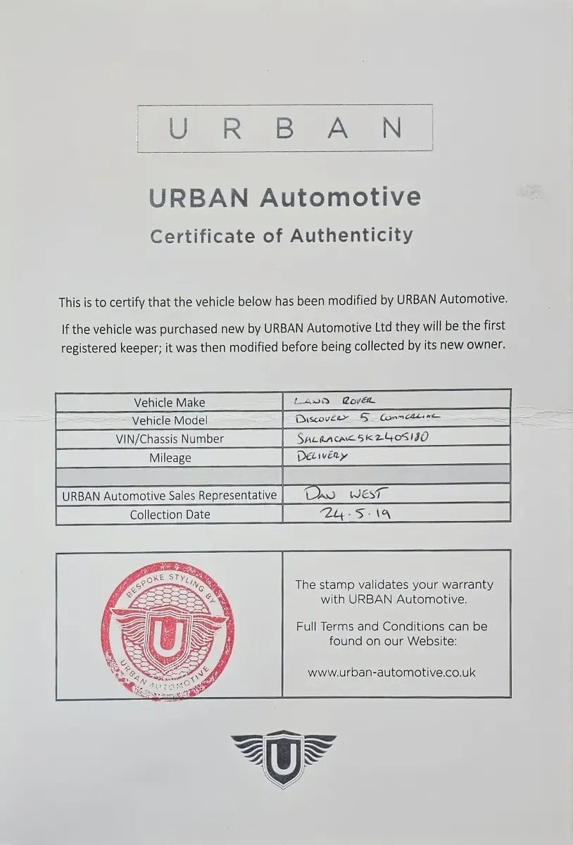 Used Land Rover Discovery HSE 306 HP (225 kW) 2019 Black SUV