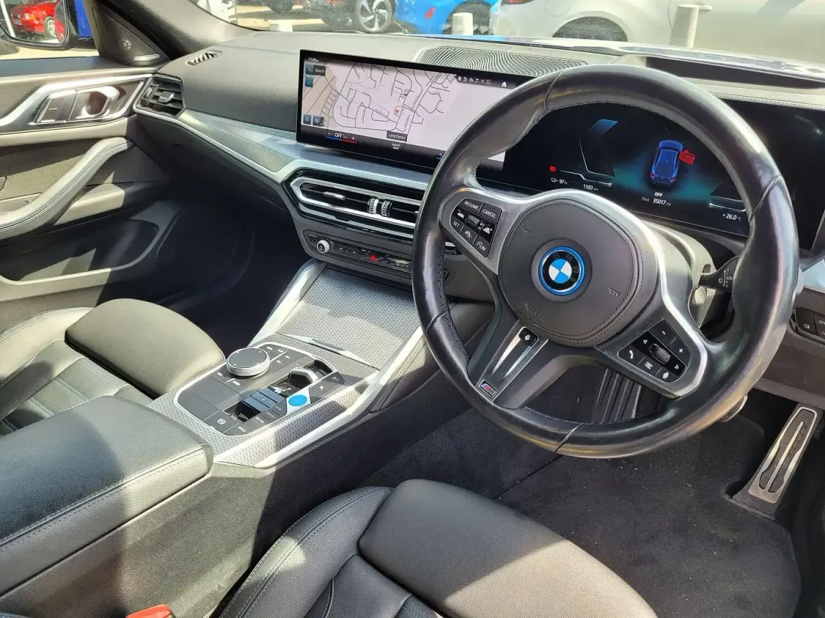Used BMW i4 M Sport 250 kW (340 HP) 2023 Blue Sedan