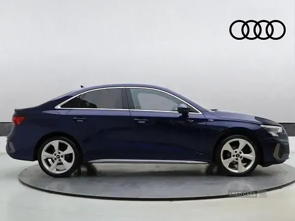 Used Audi A3 S-Line 110 HP (80 kW) 2022 Blue Sedan