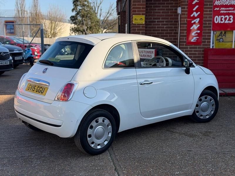 Used Fiat 500 Pop 69 HP (50 kW) 2015 White Hatchback