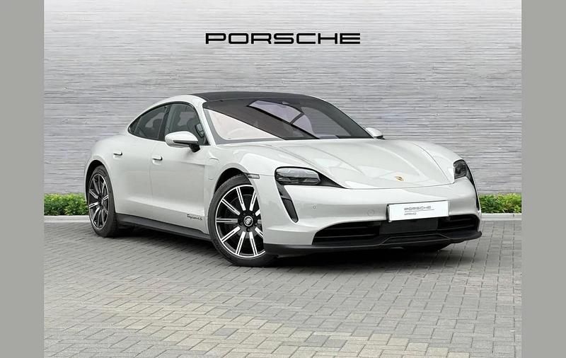Grey Used 2021 Porsche Taycan Sedan | £54,490 (Fair price) - Image 1/4
