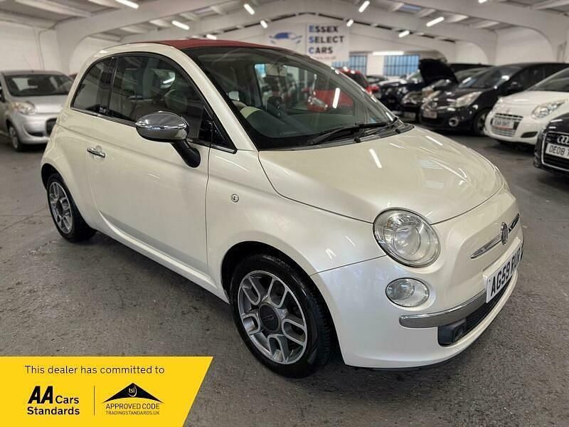 White Used 2009 Fiat 500C Lounge Cabriolet | £4,000 (A bit pricey) - Image 1/4
