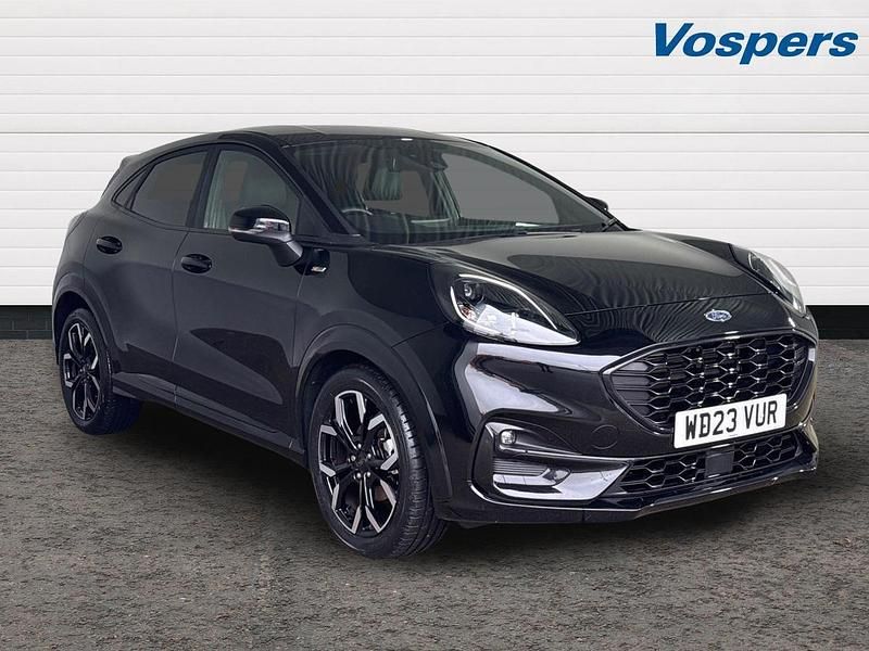 Black Used 2023 Ford Puma ST-Line X SUV | £16,995 (Fair price) - Image 1/3