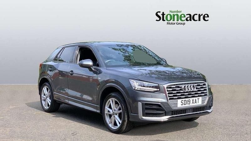 Grey Used 2019 Audi Q2 S-Line SUV | £17,000 (Good price) - Image 1/4