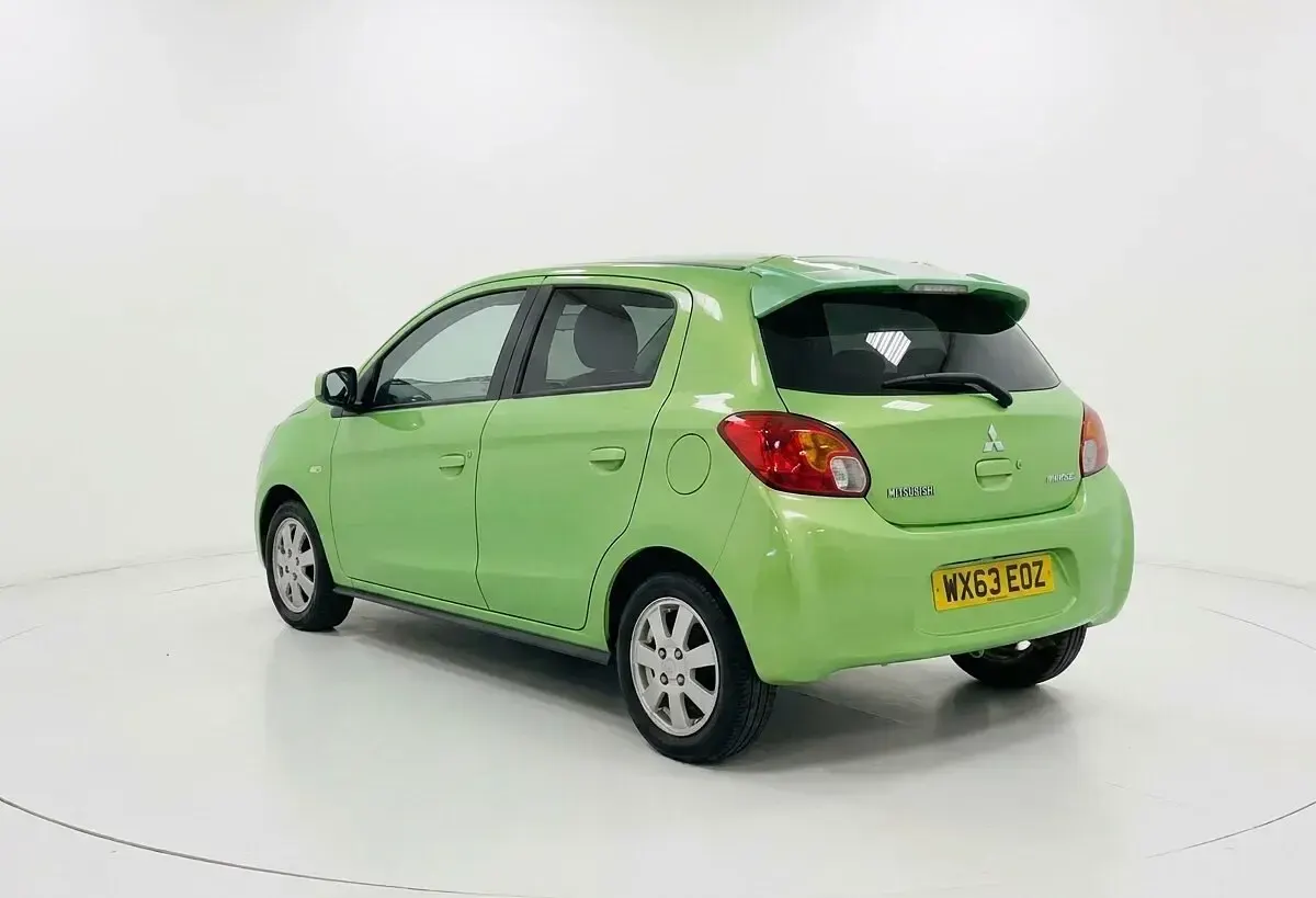 Used Mitsubishi Mirage 79 HP (58 kW) 2013 Green Hatchback