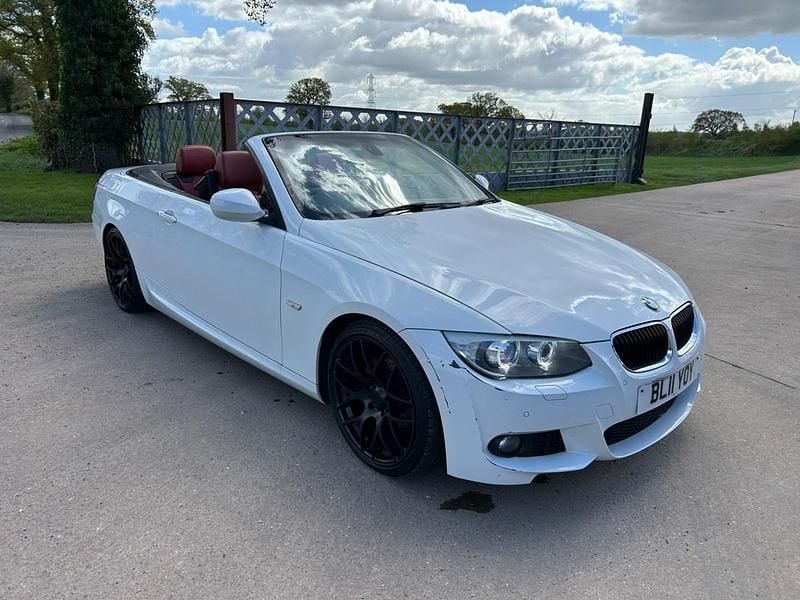 White Used 2011 BMW 320 Cabriolet M Sport Cabriolet | £6,989 (A bit pricey) - Image 1/4