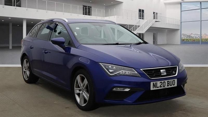 Used Seat Leon FR 2020 Mystery blue Estate