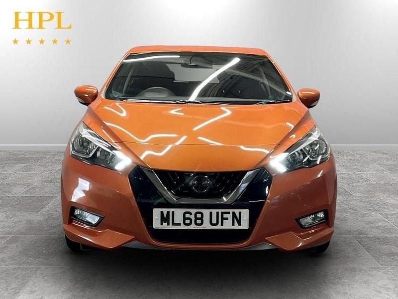 Used Nissan Micra Acenta 90 HP (66 kW) 2018 Orange Hatchback