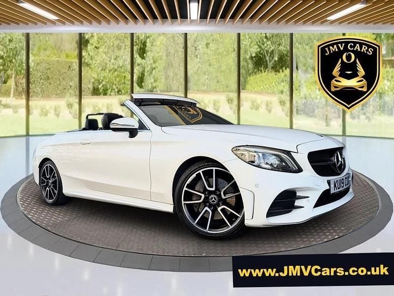 Used Mercedes C300 AMG Line Premium 245 HP (180 kW) 2019 White Cabriolet