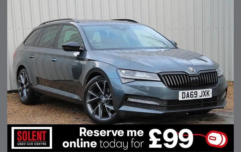 Used Skoda Superb SportlinePlus 150 HP (110 kW) 2019 Grey Estate