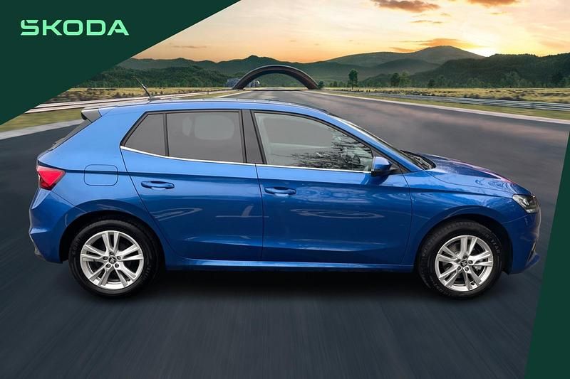 Used Skoda Fabia SE L 113 HP (83 kW) 2025 Blue Hatchback