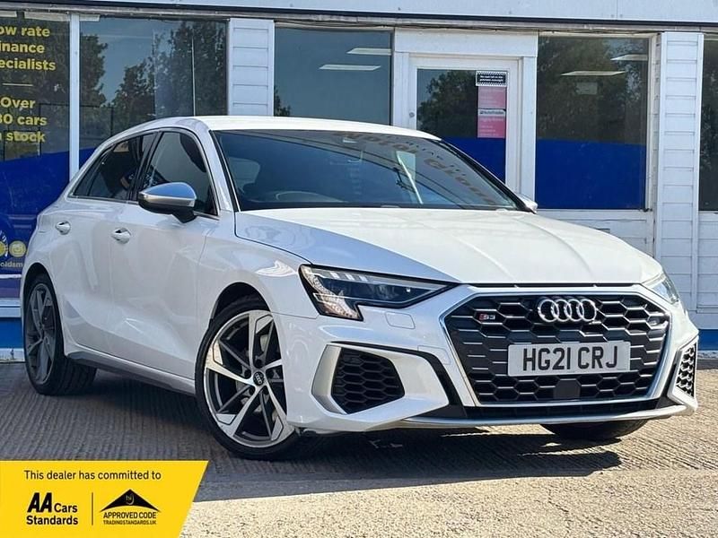 White Used 2021 Audi S3 Sportback Advanced Hatchback | £28,250 - Image 1/4