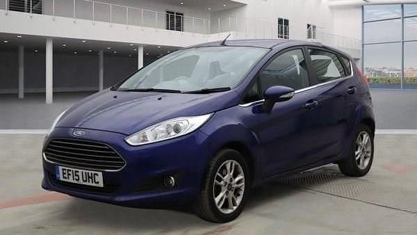 Used Ford Fiesta Zetec 2015 Blue Hatchback