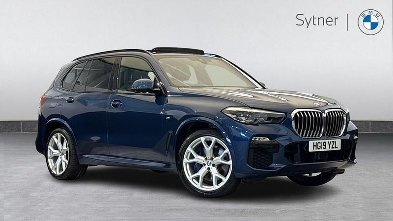 Used BMW X5 M Sport 261 HP (191 kW) 2019 Blue SUV