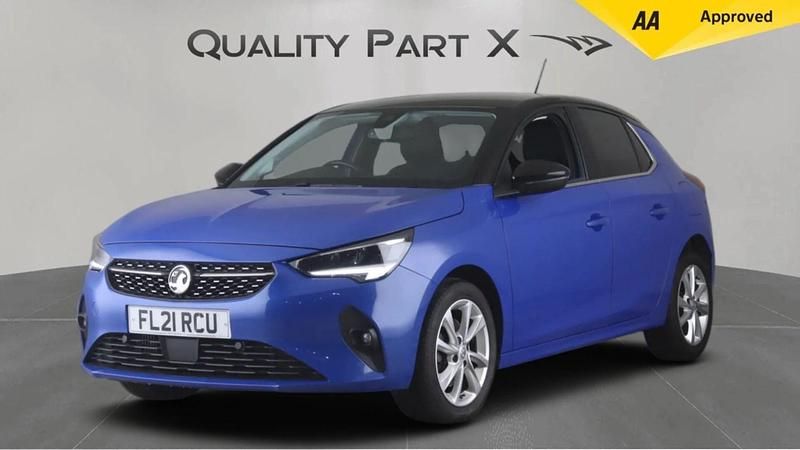 Used Vauxhall Corsa Elite 100 HP (73 kW) 2021 Blue Hatchback