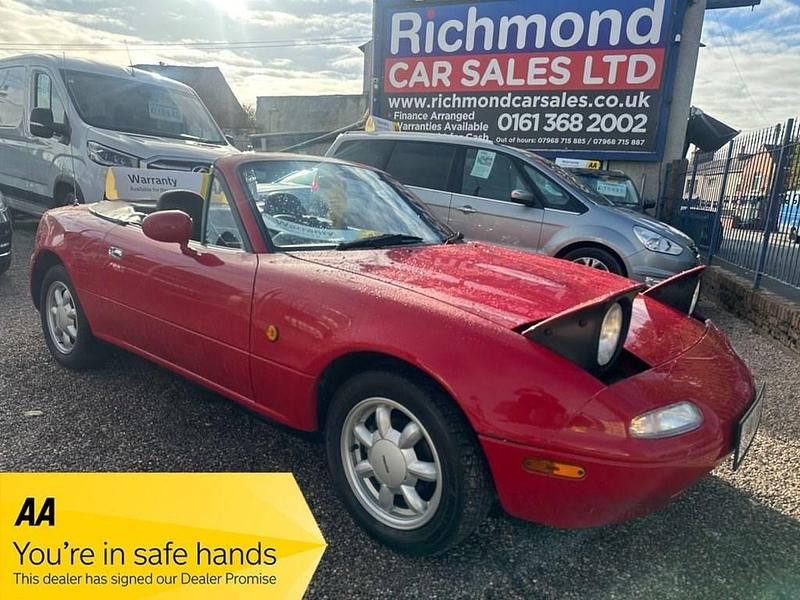 Used Mazda MX5 114 HP (83 kW) 1990 Red Cabriolet