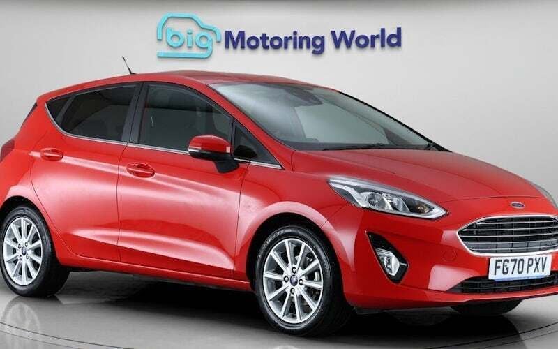 Red Used 2020 Ford Fiesta Titanium Hatchback | £10,100 (Good price) - Image 1/4