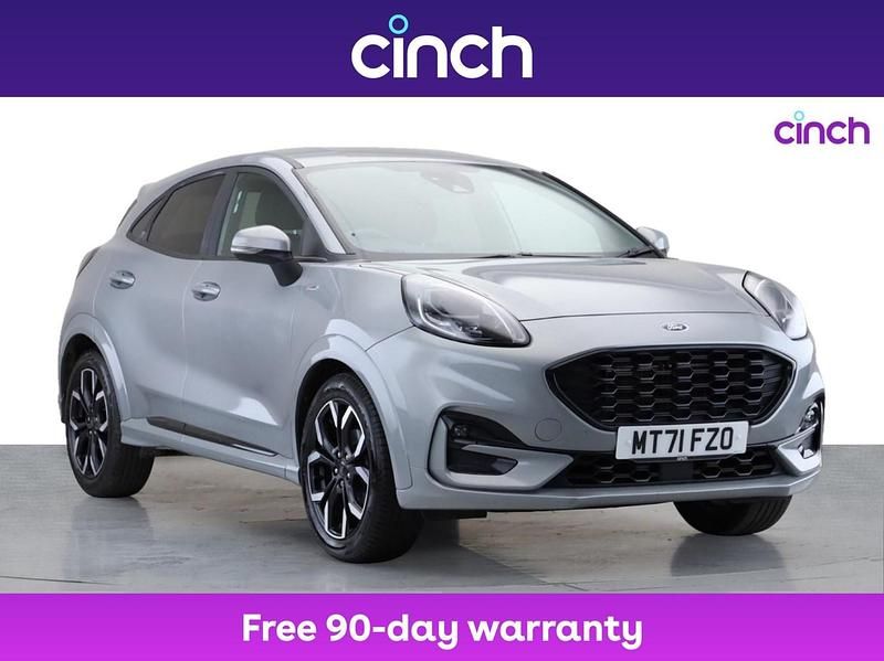 Silver Used 2021 Ford Puma ST-Line X SUV | £16,749 (Good price) - Image 1/3