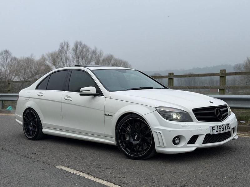 Used Mercedes C63 AMG 2009 White Sedan